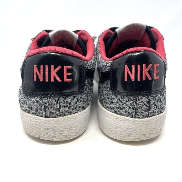 Nike Blazer Low TXT Sneakers Women Size 9.5 Athletic‎ Shoes Black Gray - Picture 7 of 10